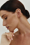 Berano earrings - cuff gold plated